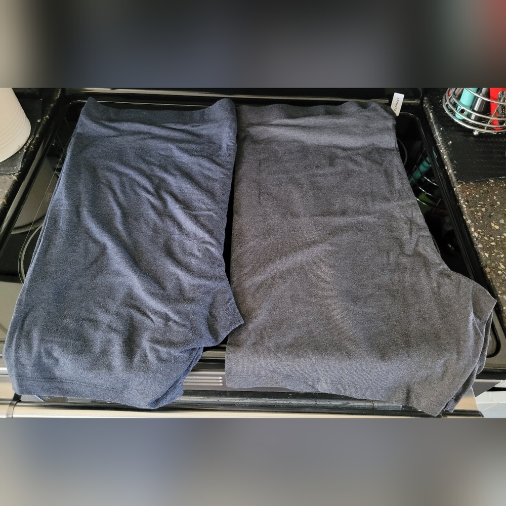 Set of Two Gray and Blue Shorts